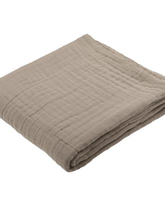 The Organic Company 6-layer Soft Filt - Plädar & Filtar Ekologisk Bomull Clay