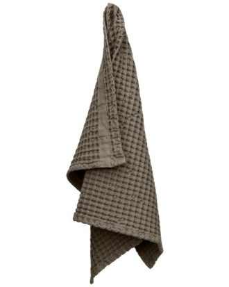 The Organic Company Big Waffle Handduk - Handdukar & Badlakan Ekologisk Bomull Clay