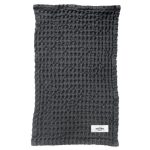 The Organic Company Big Waffle Tvättlapp - Handdukar & Badlakan Ekologisk Bomull Mörkgrå