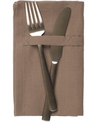 The Organic Company Dinner Servetter 4-pack - Servetter & Tillbehör Ekologisk Bomull Clay