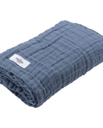 The Organic Company Fine Handduk - Handdukar & Badlakan Ekologisk Bomull Gråblå