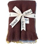 Tinted Objects Lovstrand filt 130x170 Cm /multi - Plädar & Filtar Ull Brun