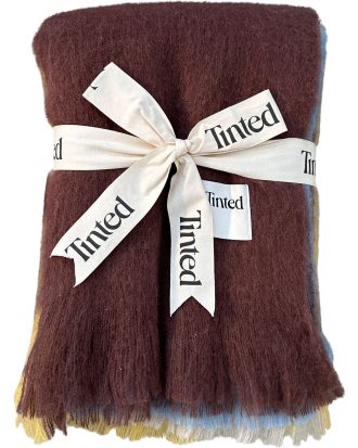 Tinted Objects Lovstrand filt 130x170 Cm /multi - Plädar & Filtar Ull Brun