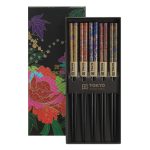 Tokyo Design Ätpinnar 5-pack Peony Flower - Ätpinnar Trä