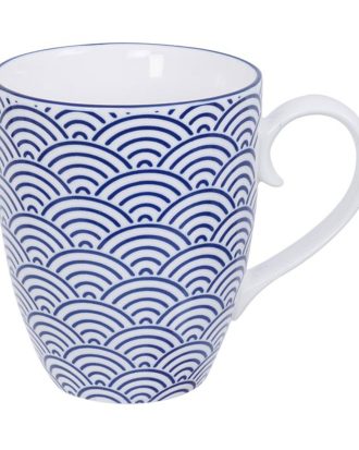 Tokyo Design Nippon Blue Mugg 38 Cl Wave - Kaffekoppar Porslin Blå
