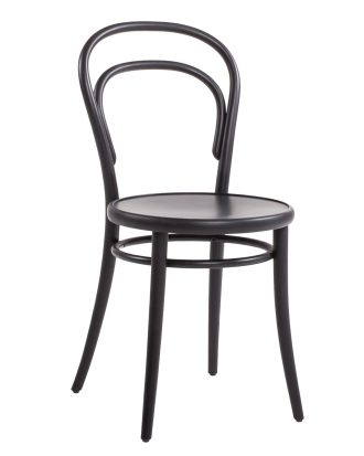 Ton No 14 Stol Black Grain - Stolar Bok Svart