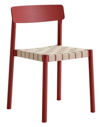 &Tradition Betty Stol Tk1 / Natur - Stolar Linne Röd