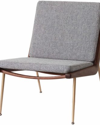 &Tradition Boomerang Hm1 Loungestol Valnöt / - Fåtöljer Trä Hallingdal 130