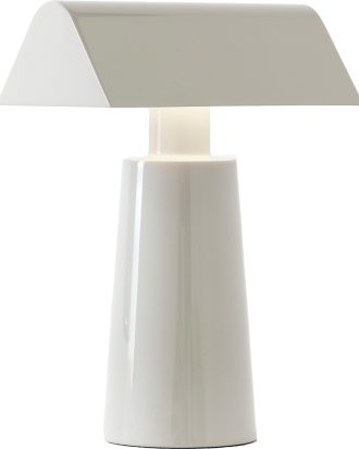 &Tradition Caret Mf1 Bordslampa Portabel - Portabla lampor Abs-plast Silk Grey