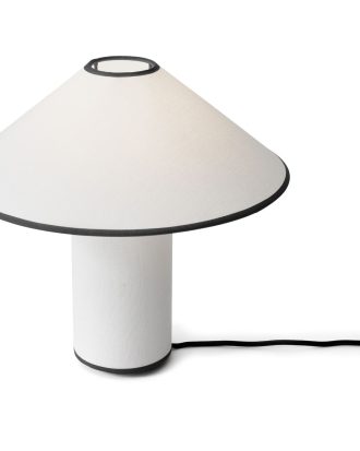 &Tradition Colette Atd6 Bordslampa Vit/ - Bordslampor Bomull Svart
