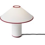 &Tradition Colette Atd6 Bordslampa /merlot - Bordslampor Bomull Vit