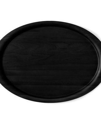 &Tradition Collect Sc65 Bricka lackad Ek 54 Cm - Brickor Massiv Ek Svart