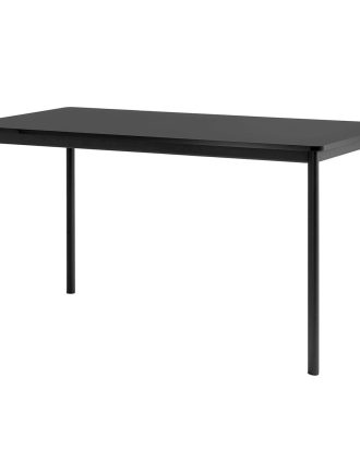 &Tradition Drip Hw58 Bord 140x80 Cm Black / Black Fenix Nano Laminate - Matbord & Barbord Svart