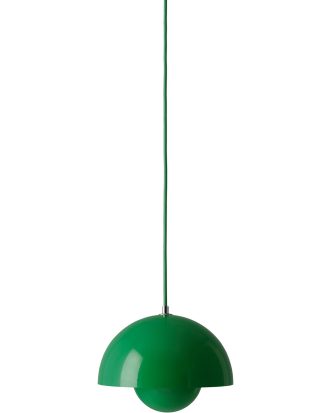 &Tradition Flowerpot Vp1 Pendel - Taklampor Metall Signalgrön