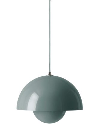 &Tradition Flowerpot Vp2 Pendel - Taklampor Metall Stone Blue