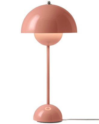 &Tradition Flowerpot Vp3 Bordslampa - Bordslampor Lackerat Stål Beigeröd