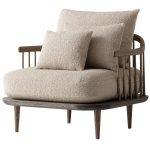 &Tradition Fly Sc1 Fåtölj Rökt Oljad Ek / - Fåtöljer Karakorum 003