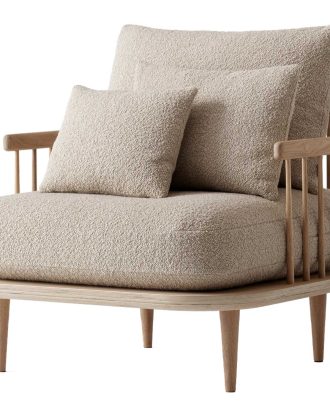 &Tradition Fly Sc1 Fåtölj Vitoljad Ek / - Fåtöljer Karakorum 003