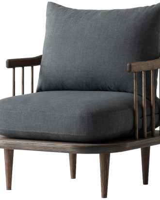 &Tradition Fly Sc10 Fåtölj Rökt Oljad Ek / - Fåtöljer Bomull Hot Madison 093