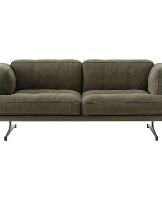 &Tradition Inland Av23 3-sitssoffa Clay 0014 - 3-sitssoffor Linne Grön