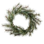 House Doctor Julkrans Med Led-ljus Natur - Advents- & Julbelysning Metall Grön