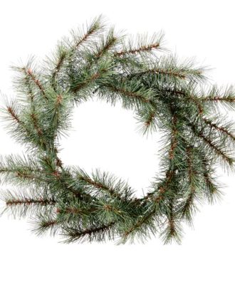 House Doctor Julkrans Med Led-ljus Natur - Advents- & Julbelysning Metall Grön