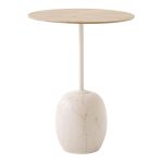&Tradition Lato Ln8 Bord 40 Cm Lackerad Ek / - Soffbord Marmor Crema Diva Marble