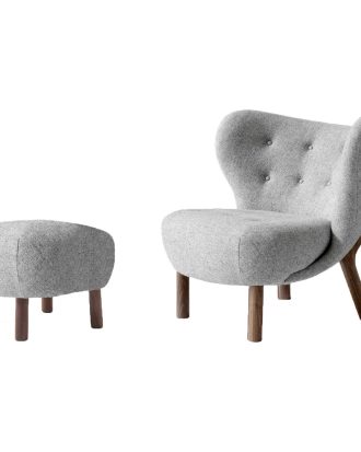 &Tradition Little Petra Vb1 Loungestol Set Valnöt / - Fåtöljer Hallingdal 130