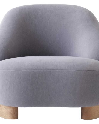 &Tradition Margas Lc1 Loungefåtölj Ek/ - Fåtöljer Textil Gentle 133