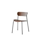 &Tradition Pavilion Av1 Stol Lackad - Stolar Stål Valnöt