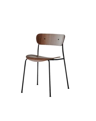 &Tradition Pavilion Av1 Stol Lackad - Stolar Stål Valnöt