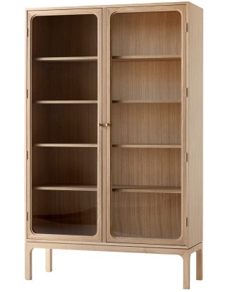 &Tradition Trace Sc88 Skåp 2 Dörrar Klarlackad - Skåp & Vitrinskåp Ek Neutral Ek