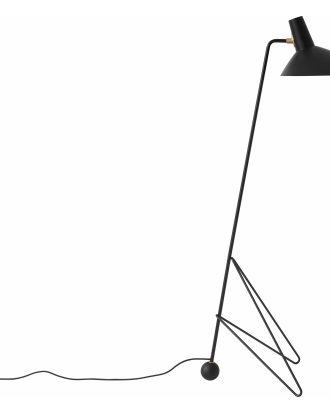 &Tradition Tripod Hm8 Golvlampa Black - Golvlampor Mässing Svart