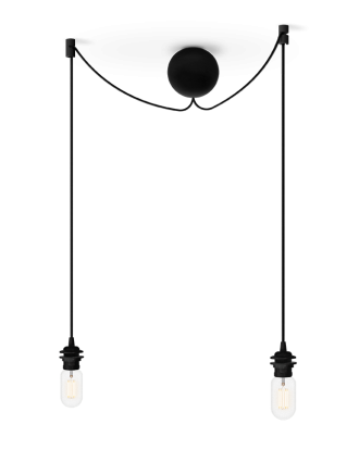 Umage Cannonball Cluster 2 Pendel - Taklampor Silikon Svart