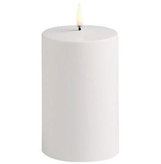 Uyuni Led Blockljus Utomhus 7,8x12,7 Cm - Utomhusbelysning Abs-plast Vit