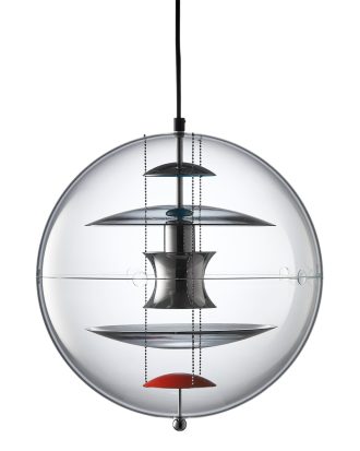 Verpan Vp-globe Pendel Ø40 Cm Färgat - Taklampor Glas Transparent