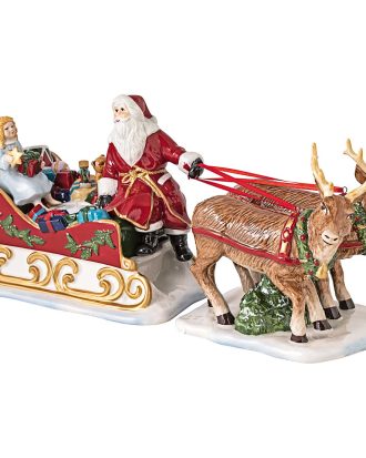 Villeroy & Boch Christmas Toy's Släd - Juldekorationer Porslin Multi