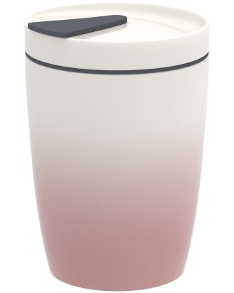 Villeroy & Boch Coffee To Go Mugg 29 Cl Powder - Kaffekoppar Porslin Puderrosa