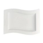 Villeroy & Boch New Wave Gourmettallrik 33x24 Cm - Mattallrikar Porslin Vit