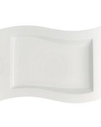 Villeroy & Boch New Wave Gourmettallrik 33x24 Cm - Mattallrikar Porslin Vit