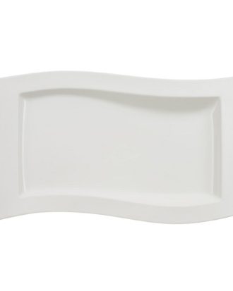 Villeroy & Boch New Wave Serveringsfat 49x30cm - Uppläggningsfat Porslin Vit