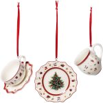 Villeroy & Boch Toy's Delight Juldekoration 3-pack - Juldekorationer Porslin Vit