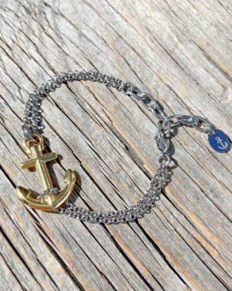 Vinga ankararmband - Stål/ Guld