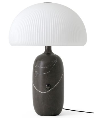 Vipp 592 Sculpture Bordslampa Ø36 Cm - Bordslampor Marmor Grå