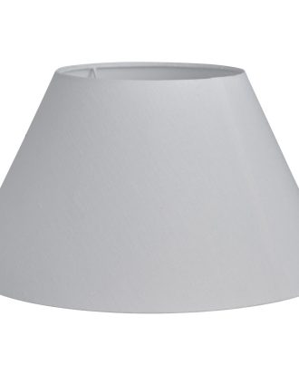 Watt & Veke Basic Wide Lampskärm 400 Mm - Lampskärmar Linne Vit