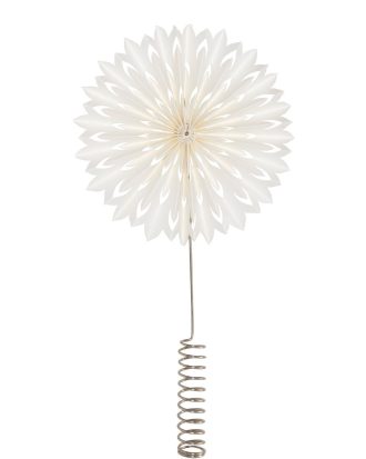 Watt & Veke Elvira Toppstjärna - Juldekorationer Metall Vit