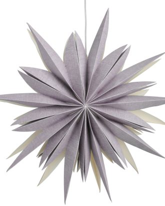 Watt & Veke Fiona 65 Julstjärna 65 Cm - Advents- & Julbelysning Papper Lavendel