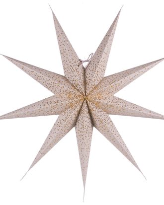 Watt & Veke Lisa Julstjärna 80 Cm Tofu/ - Advents- & Julbelysning Papper Guld