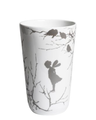 Wik & Walsøe Alv Medium Vas 20 Cm - Vaser Grå