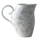 Wik & Walsøe Slåpeblom Mjölkkanna 25 Cl - Mjölkkannor Benporslin Varmgrå